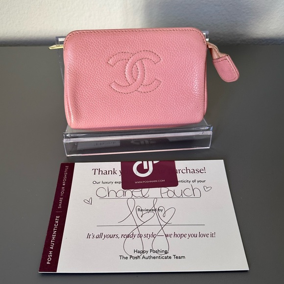 Chanel Pink Cosmetic / Coin Pouch - Picture 14 of 14